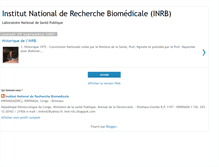Tablet Screenshot of inrb-rdc.blogspot.com