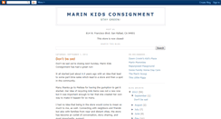 Desktop Screenshot of marinkidsconsignment.blogspot.com