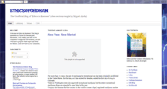 Desktop Screenshot of ethics-at-fordham.blogspot.com