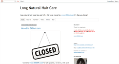 Desktop Screenshot of longnaturalhair.blogspot.com