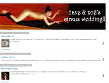 Tablet Screenshot of daveandzoecircuswedding.blogspot.com