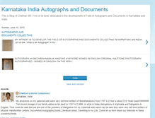 Tablet Screenshot of karnatakaindiaworldautographs.blogspot.com