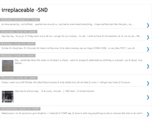 Tablet Screenshot of irreplaceable-snd.blogspot.com