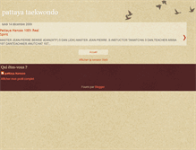 Tablet Screenshot of pattayataekwondo.blogspot.com