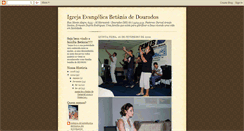 Desktop Screenshot of igrejabetaniadourados.blogspot.com