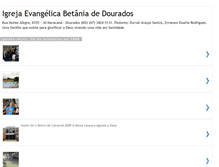 Tablet Screenshot of igrejabetaniadourados.blogspot.com