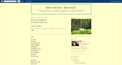 Desktop Screenshot of becomingbridge.blogspot.com