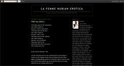 Desktop Screenshot of lafemmenubian.blogspot.com
