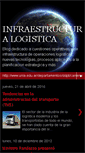 Mobile Screenshot of infraestructura-logistica.blogspot.com