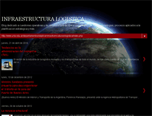 Tablet Screenshot of infraestructura-logistica.blogspot.com
