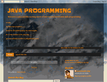 Tablet Screenshot of basicsofjavaprogramming.blogspot.com