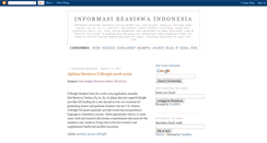 Desktop Screenshot of beasiswas.blogspot.com