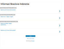Tablet Screenshot of beasiswas.blogspot.com