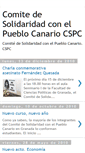Mobile Screenshot of comitesolidaridadcanarias.blogspot.com
