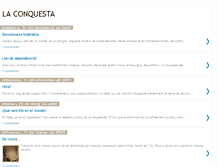 Tablet Screenshot of cadadiaunaconquesta.blogspot.com