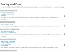 Tablet Screenshot of dancingmindpress.blogspot.com