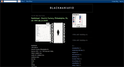 Desktop Screenshot of blackmaniavid.blogspot.com