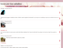 Tablet Screenshot of locosporlaequitacion.blogspot.com