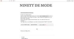 Desktop Screenshot of ninettdemode.blogspot.com