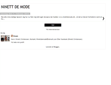 Tablet Screenshot of ninettdemode.blogspot.com
