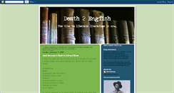 Desktop Screenshot of death2engfish.blogspot.com