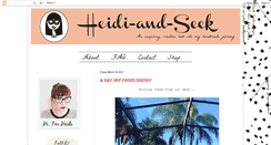 Desktop Screenshot of heidi-and-seek.blogspot.com