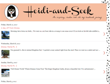 Tablet Screenshot of heidi-and-seek.blogspot.com