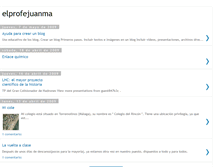 Tablet Screenshot of elprofejuanma.blogspot.com