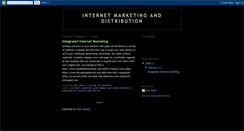 Desktop Screenshot of internetmarketinganddistribution.blogspot.com