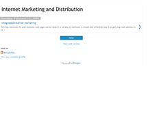 Tablet Screenshot of internetmarketinganddistribution.blogspot.com