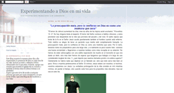 Desktop Screenshot of experimentandoadiosenmivida.blogspot.com