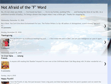 Tablet Screenshot of notafraidofthefword.blogspot.com