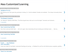 Tablet Screenshot of masscustomizedlearning.blogspot.com