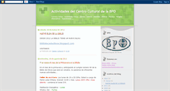 Desktop Screenshot of centroculturalbpo.blogspot.com