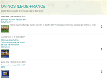 Tablet Screenshot of ovinosiledefrance.blogspot.com