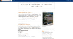 Desktop Screenshot of evergreenumc.blogspot.com
