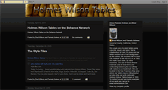 Desktop Screenshot of holmeswilson.blogspot.com