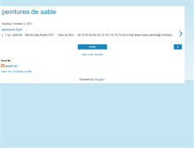 Tablet Screenshot of peinturessable.blogspot.com