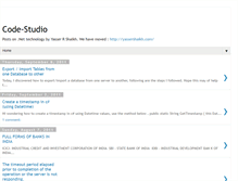 Tablet Screenshot of code-studio.blogspot.com