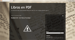 Desktop Screenshot of libros-en-pdf.blogspot.com