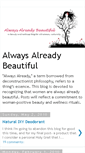 Mobile Screenshot of alwaysalreadybeautiful.blogspot.com