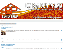 Tablet Screenshot of bangunprima.blogspot.com