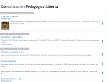 Tablet Screenshot of comunicacionpedagogicaabierta.blogspot.com