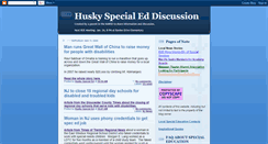 Desktop Screenshot of huskyspecialed.blogspot.com