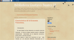 Desktop Screenshot of bibliotecagustavosuarezh.blogspot.com