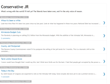 Tablet Screenshot of conservativejr.blogspot.com