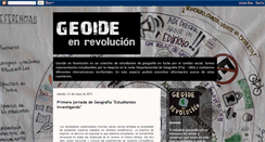 Desktop Screenshot of geoide-enrevolucion.blogspot.com