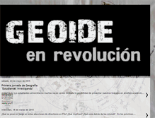 Tablet Screenshot of geoide-enrevolucion.blogspot.com