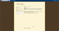 Desktop Screenshot of coffee-make.blogspot.com