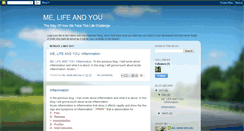 Desktop Screenshot of melifeandyou.blogspot.com